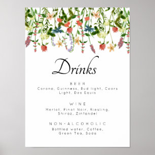 Poster du menu Botanique Floral Drink
