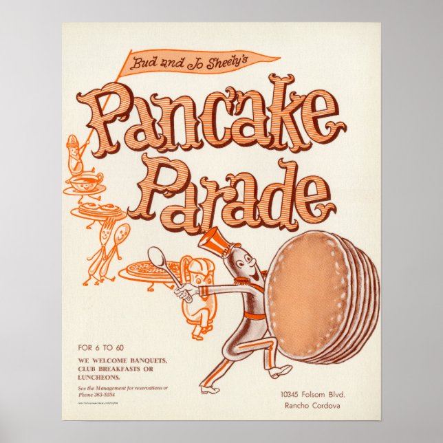 Poster du menu Pancake Parade (Devant)