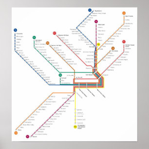Poster du métro Philadelphia