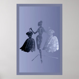 Poster du modèle de mode