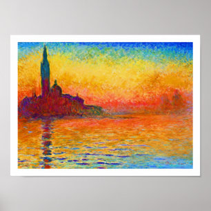Poster du Monet Imprimer : San Giorgio Maggiore à 