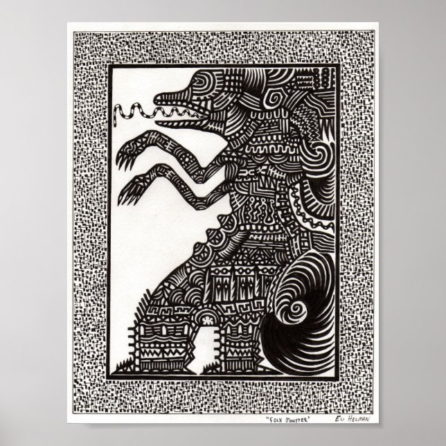 Poster du monstre populaire (Devant)