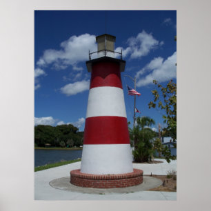Poster du Mont Dora Florida Lighthouse Lake Marker