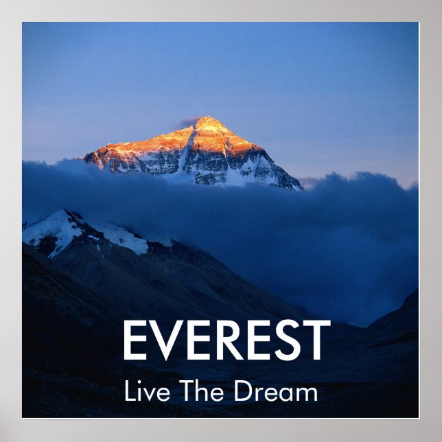 Poster du Mont Everest Sunset (Devant)