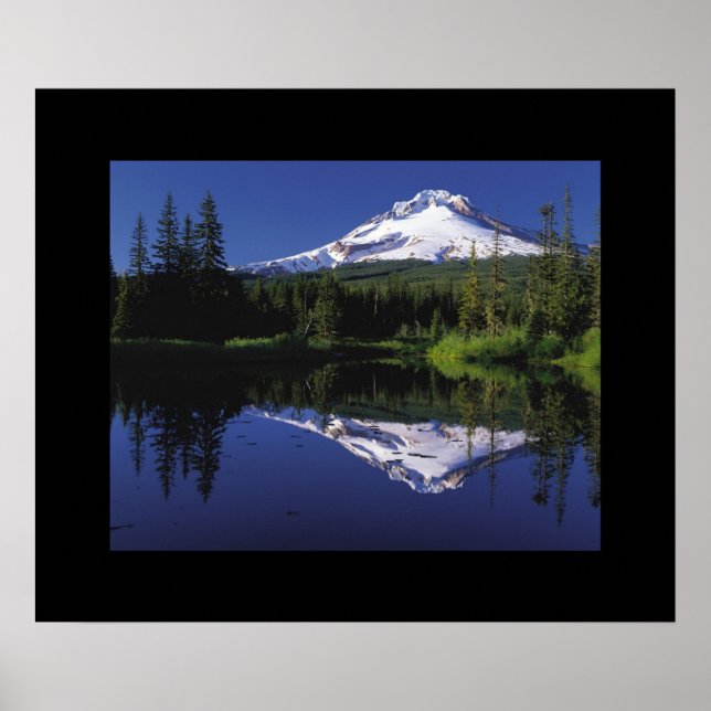 Poster du mont Hood Oregon (Devant)