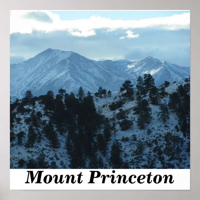 Poster du mont Princeton (Devant)