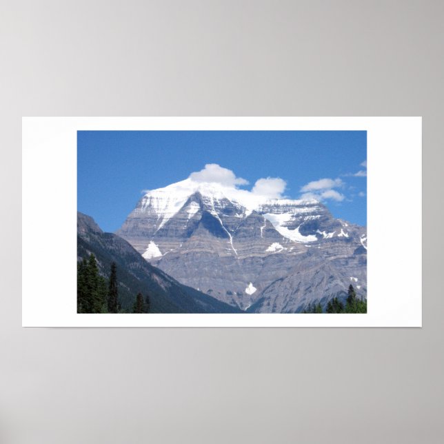 Poster du mont Robson (Devant)