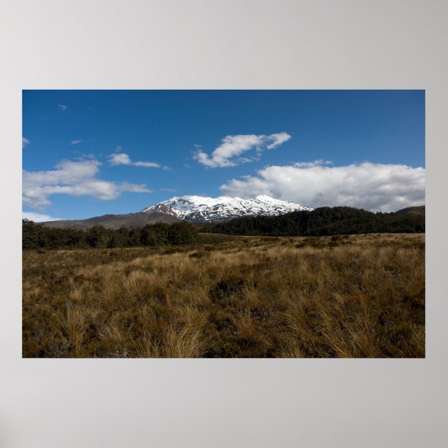 Poster du mont Ruapehu (Devant)