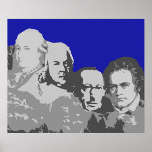 Poster du Mont Rushmore des compositeurs