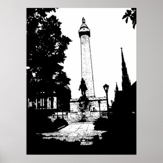 Poster du Monument Baltimore Washington