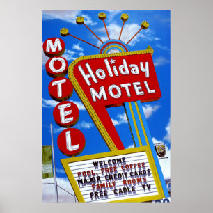 Poster du Motel Las Vegas Retro