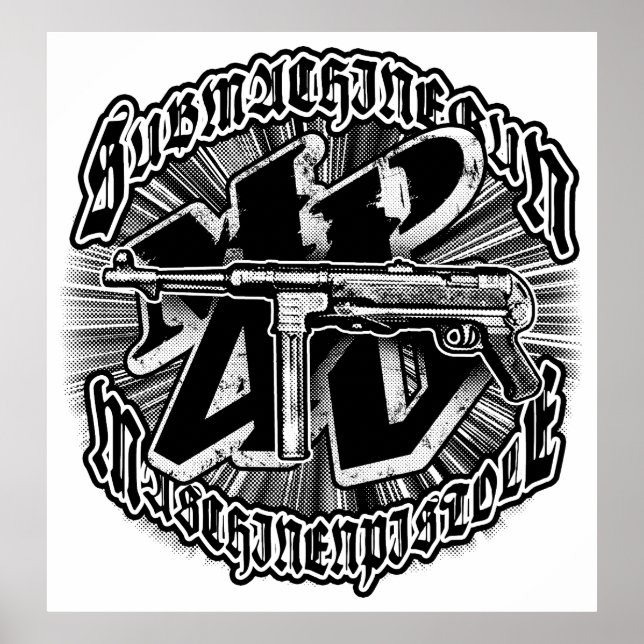 Poster du MP 40 Modèle WT (Devant)