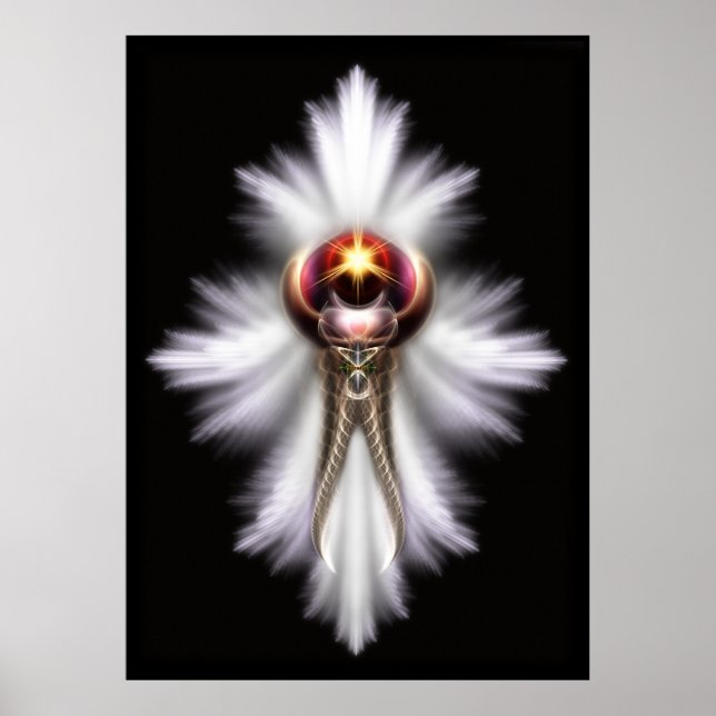 Poster du mur d'art fractal Lypidian II (Devant)