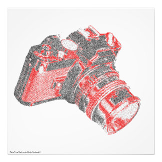 Poster du mur reflex rétro