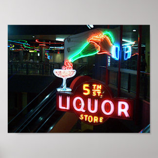 Poster du musée Las Vegas Neon 5th St. Liquors