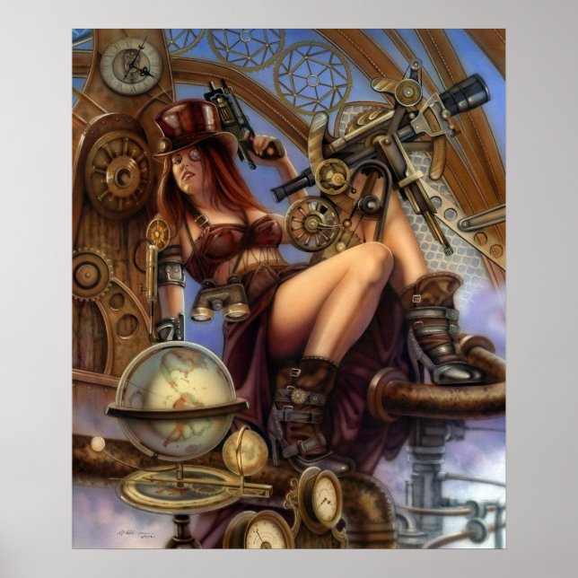Poster du navigateur Steampunk ! (Devant)