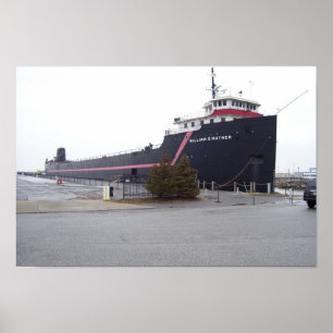 Poster du navire à vapeur William G. Mather