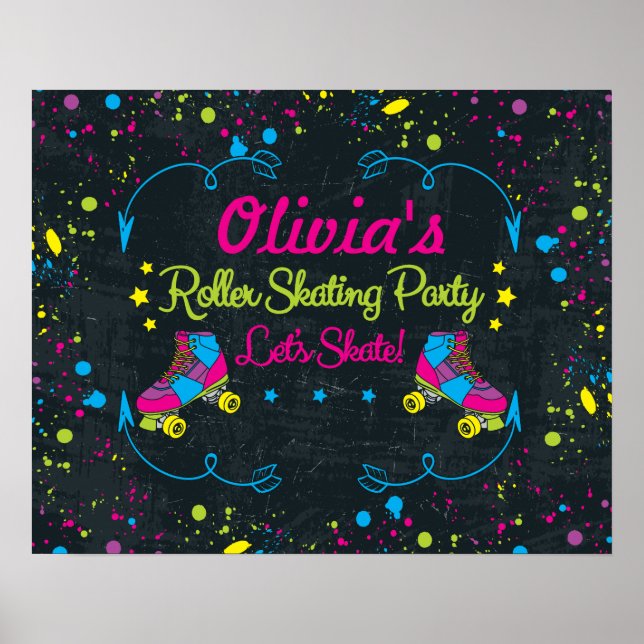 Poster du Neon Skate Party (Devant)