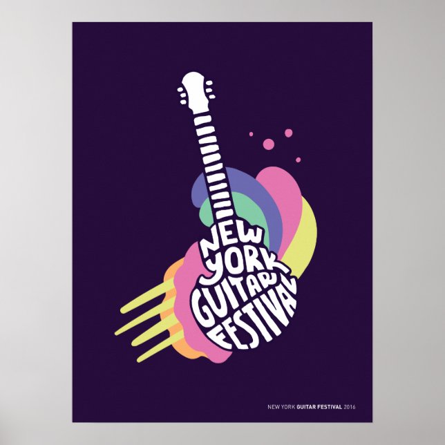Poster du New York Guitar Festival 2016 (Devant)