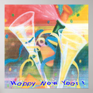 Poster du Nouvel An Peint