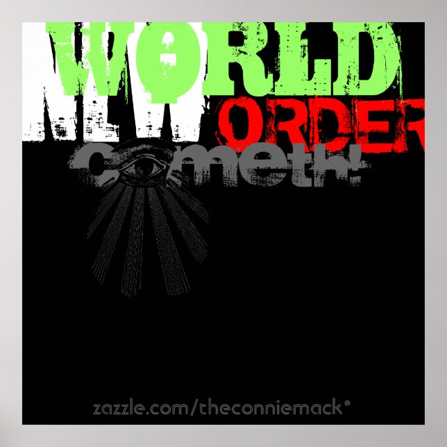 Poster du nouvel ordre mondial (Devant)