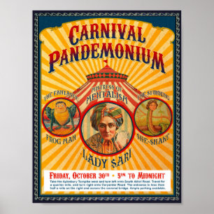 Poster du pandemonium du Carnaval