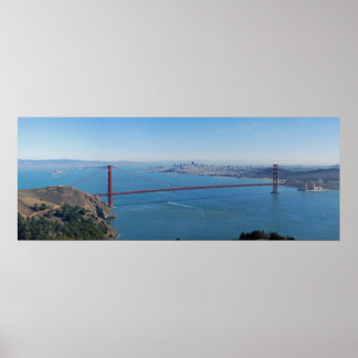 Poster du Panorama des beaux-arts Golden Gate Brid