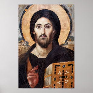 Poster du Pantocrate Jésus Christ