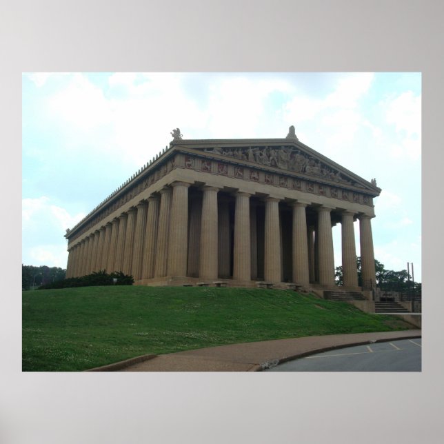 Poster du parc du centenaire du TN Parthenon Nashv (Devant)