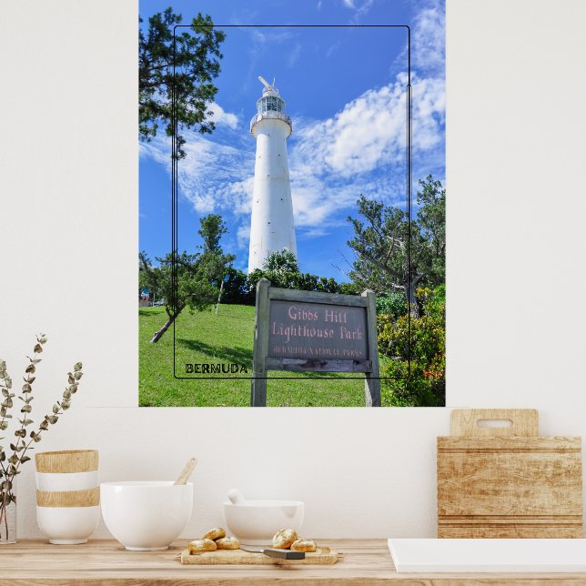 Poster du parc du phare Gibbs Hill (Cuisine)
