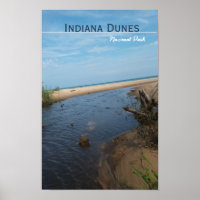 Poster du parc national des Dunes