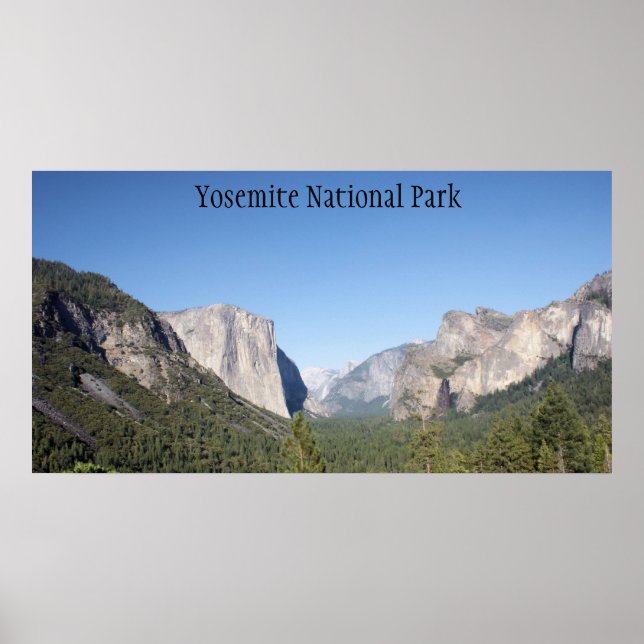 Poster du parc national Yosemite (Devant)