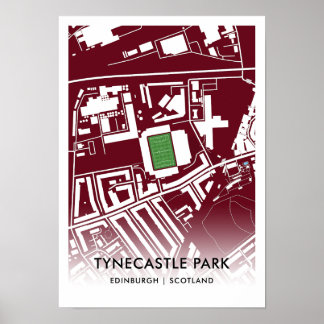 Poster du parc Tynecastle - Accueil du FC Midlothi