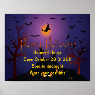 Poster du parti Halloween