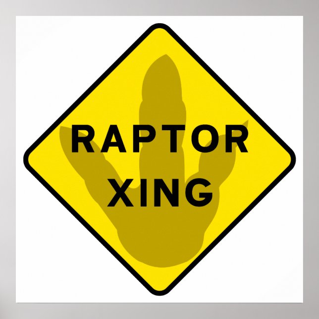 Poster du passage de Raptor (Devant)