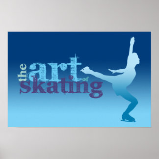 Poster du patinage sur glace
