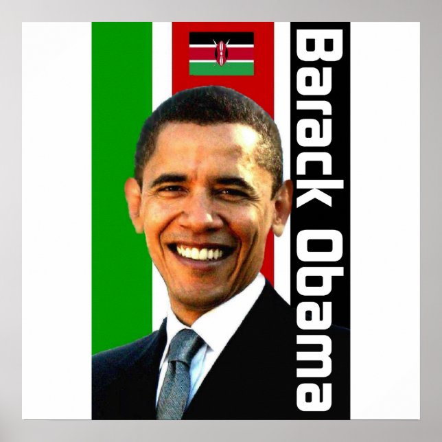 Poster du patrimoine kenyan d'Obama (Devant)