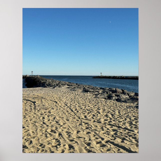 Poster du paysage aquatique de Beach Ocean (Devant)