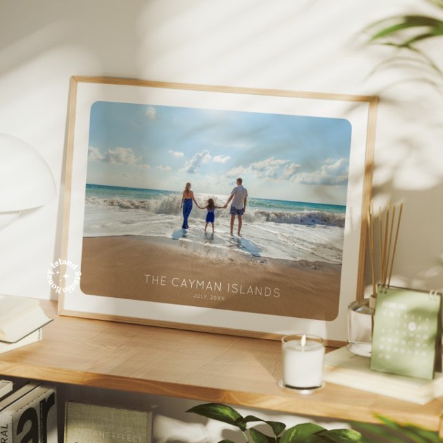 Poster du paysage de vacances en famille (Créateur téléchargé)