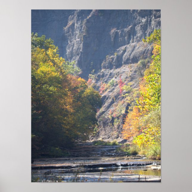 Poster du paysage marin de Cliffside (Devant)