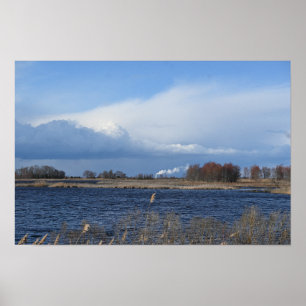 Poster du paysage nuageux