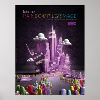Poster du pèlerinage en arc-en-ciel
