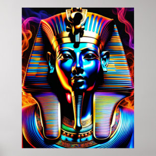 Poster du pharaon égyptien