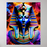 Poster du pharaon égyptien