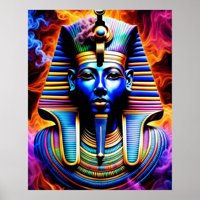 Poster du pharaon égyptien (Devant)