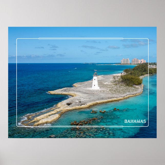 Poster du phare de Bahamas Island (Devant)