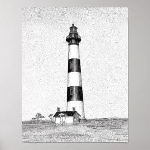 Poster du phare de Bodie Island