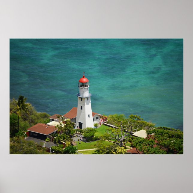 Poster du phare de Diamond Head (Devant)