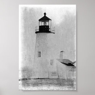Poster du phare de Pemaquifère Point Maine