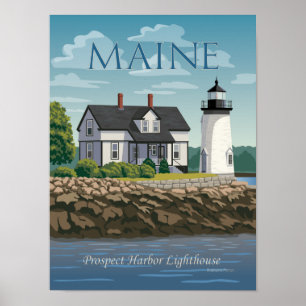Poster du phare de Prospect Harbour